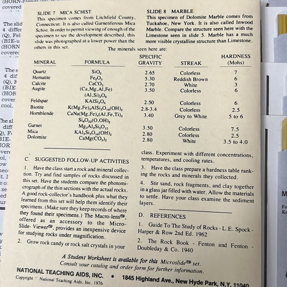 Science microscope slide set 115 How Rocks are Formed - Picture 9 of 11